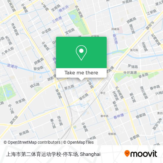 上海市第二体育运动学校-停车场 map