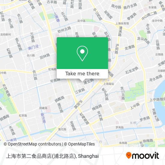 上海市第二食品商店(浦北路店) map