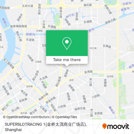 SUPERSLOTRACING 1(金桥太茂商业广场店) map