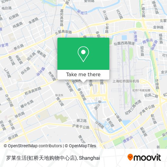 罗莱生活(虹桥天地购物中心店) map
