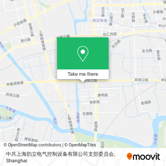 中共上海韵立电气控制设备有限公司支部委员会 map