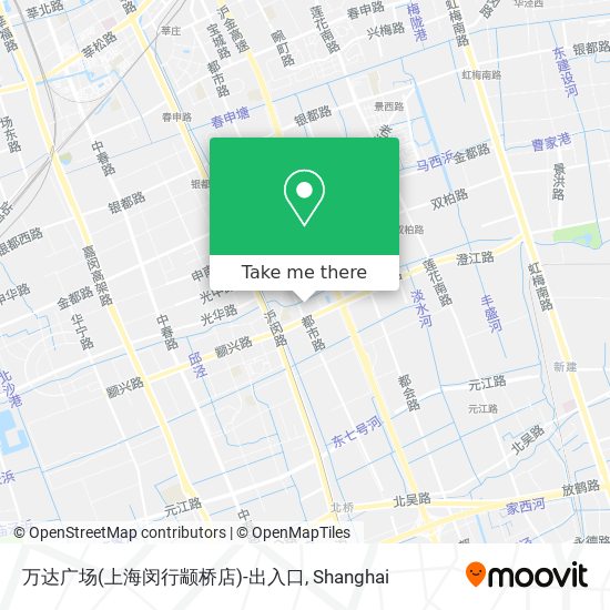 万达广场(上海闵行颛桥店)-出入口 map
