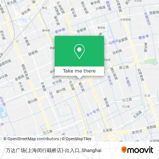 万达广场(上海闵行颛桥店)-出入口 map