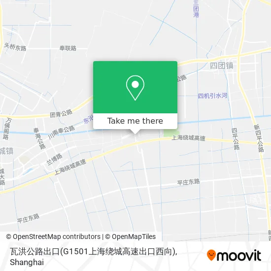 瓦洪公路出口(G1501上海绕城高速出口西向) map