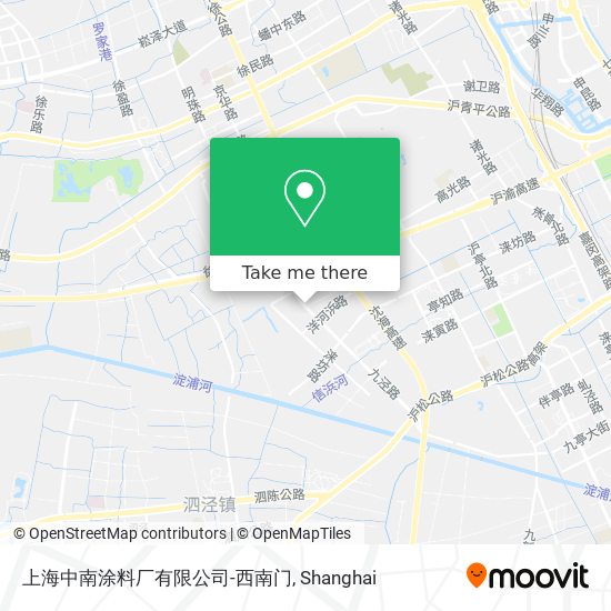 上海中南涂料厂有限公司-西南门 map