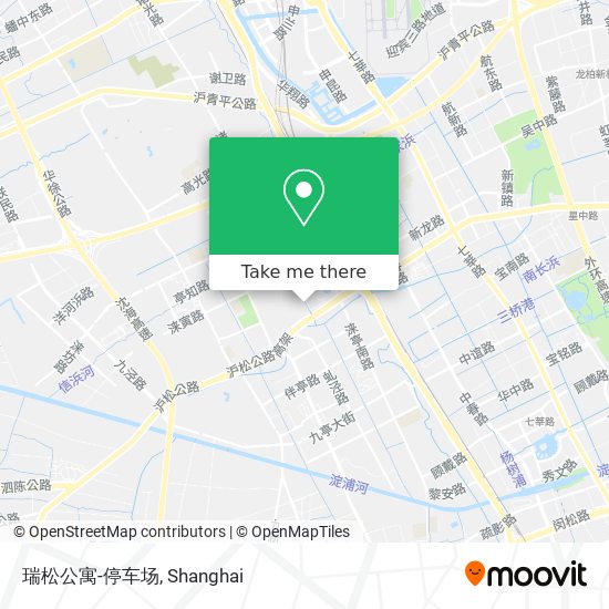 瑞松公寓-停车场 map