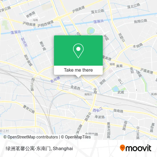 绿洲茗馨公寓-东南门 map