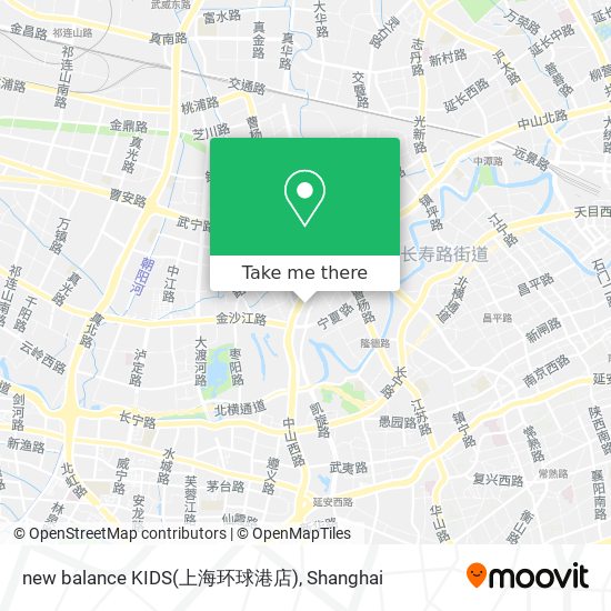 new balance KIDS(上海环球港店) map