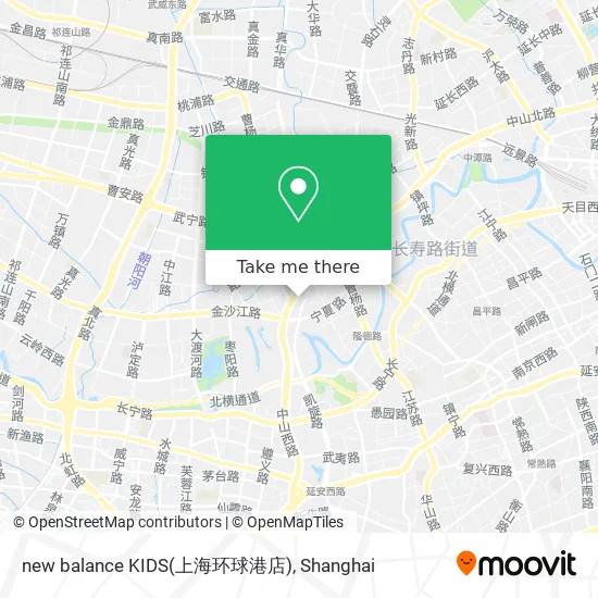 new balance KIDS(上海环球港店) map