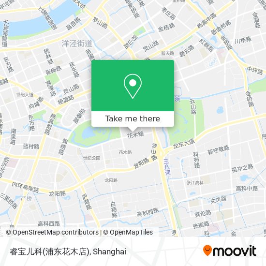 睿宝儿科(浦东花木店) map
