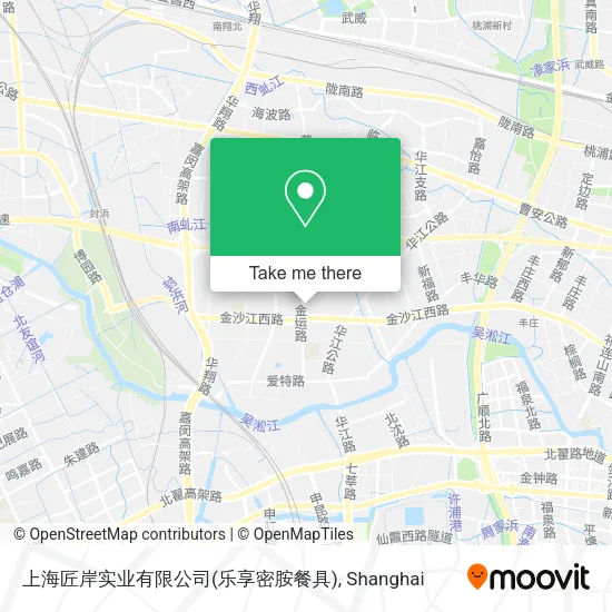 上海匠岸实业有限公司(乐享密胺餐具) map