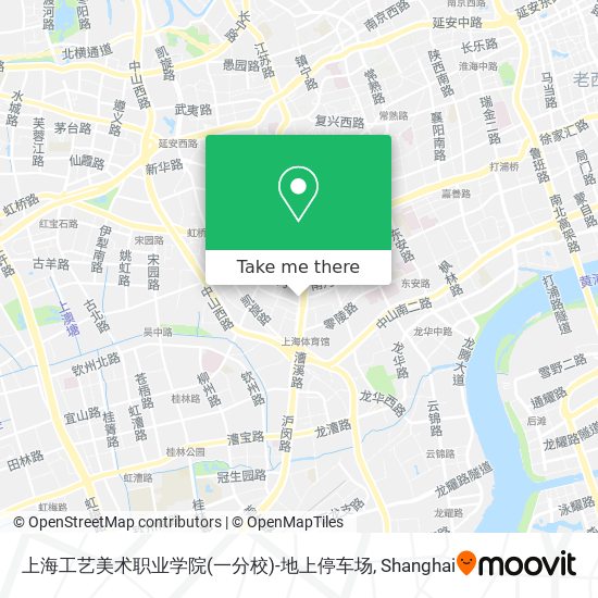 上海工艺美术职业学院(一分校)-地上停车场 map