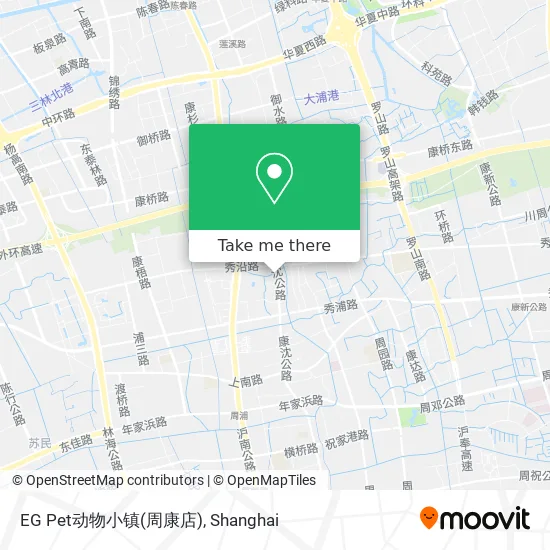 EG Pet动物小镇(周康店) map