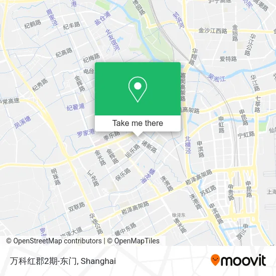万科红郡2期-东门 map