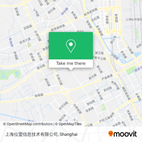上海位盟信息技术有限公司 map