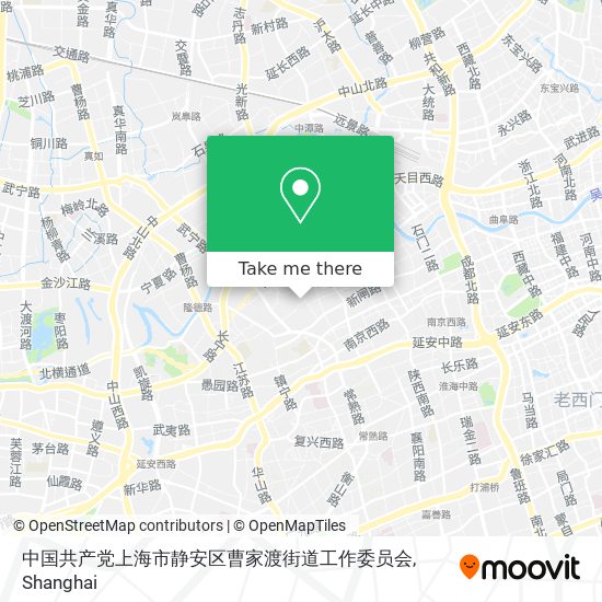 中国共产党上海市静安区曹家渡街道工作委员会 map