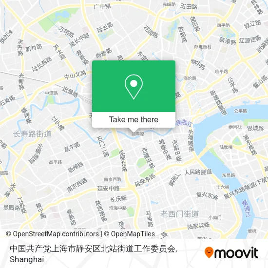 中国共产党上海市静安区北站街道工作委员会 map
