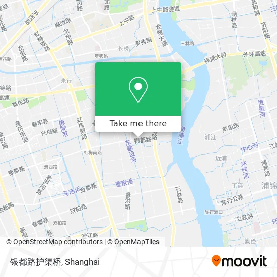 银都路护渠桥 map