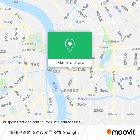 上海翔殷路隧道建设发展公司 map