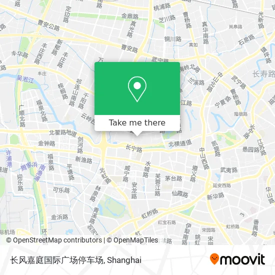 长风嘉庭国际广场停车场 map