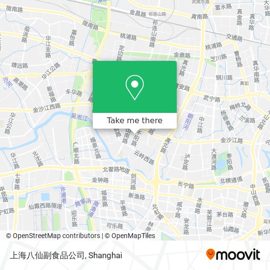 上海八仙副食品公司 map