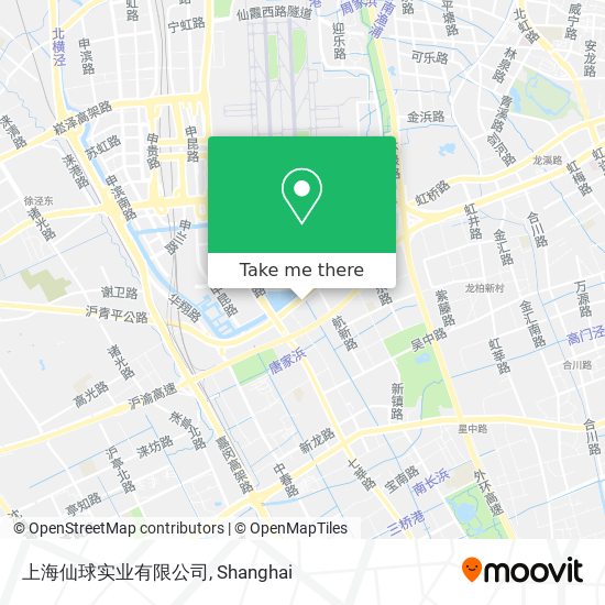 上海仙球实业有限公司 map
