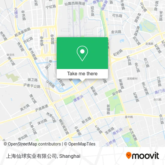 上海仙球实业有限公司 map