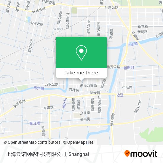 上海云诺网络科技有限公司 map