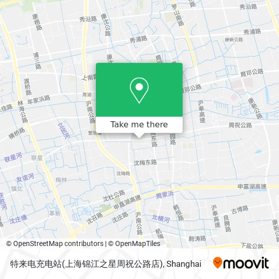 特来电充电站(上海锦江之星周祝公路店) map