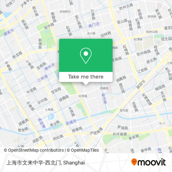 上海市文来中学-西北门 map