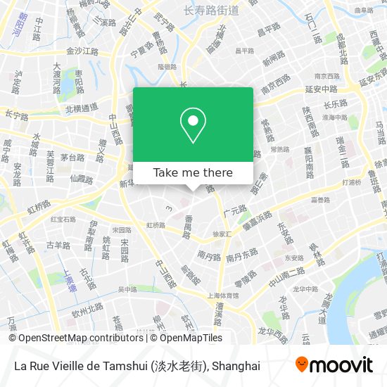La Rue Vieille de Tamshui (淡水老街) map
