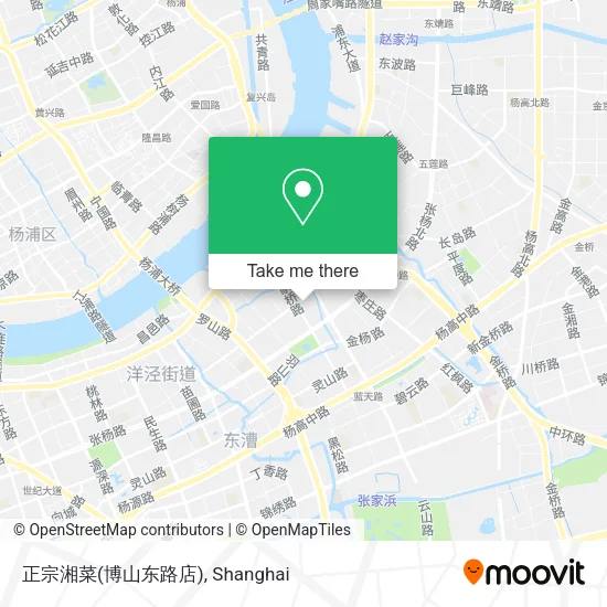 正宗湘菜(博山东路店) map