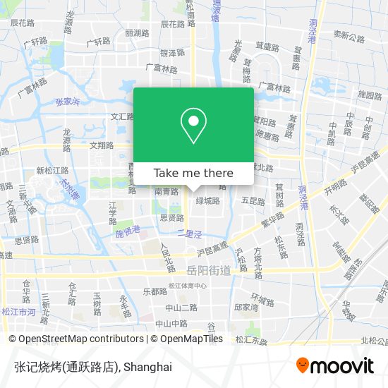 张记烧烤(通跃路店) map