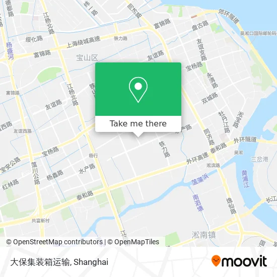 大保集装箱运输 map