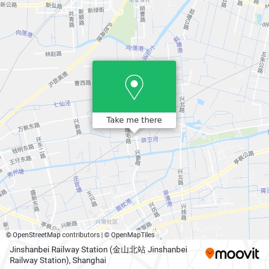 Jinshanbei Railway Station map