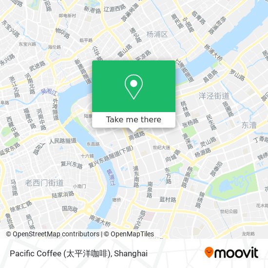 Pacific Coffee (太平洋咖啡) map