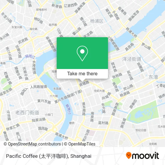 Pacific Coffee (太平洋咖啡) map