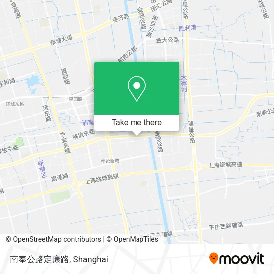 南奉公路定康路 map