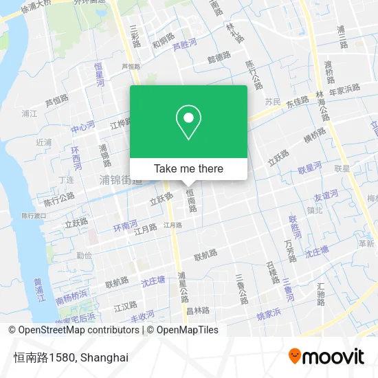 恒南路1580 map