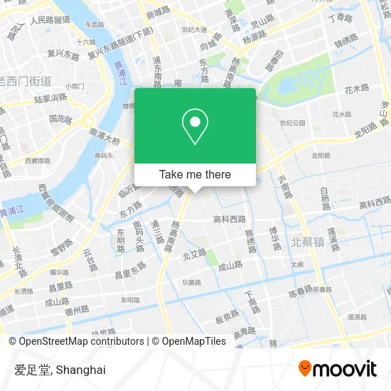 爱足堂 map
