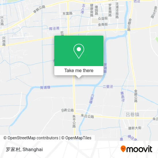 罗家村 map
