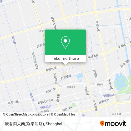 康君阁大药房(奉浦店) map