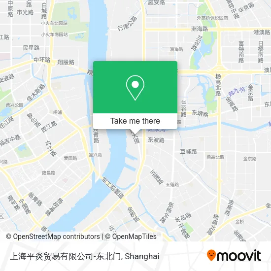 上海平炎贸易有限公司-东北门 map