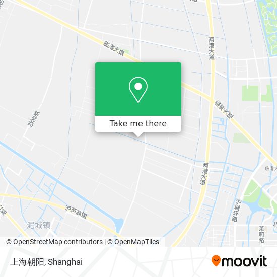 上海朝阳 map