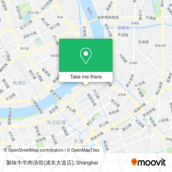 聚咏牛牛肉汤馆(浦东大道店) map