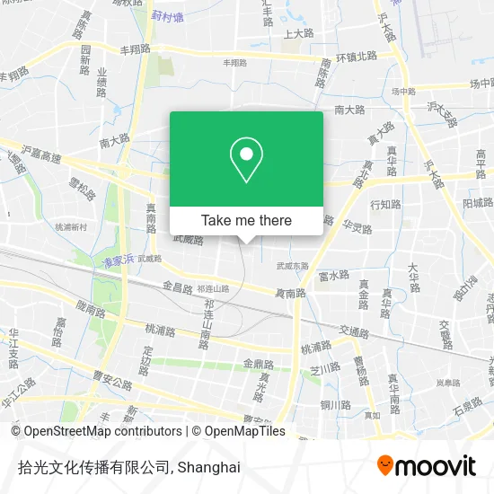 拾光文化传播有限公司 map