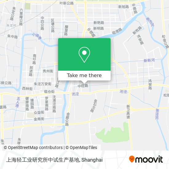 上海轻工业研究所中试生产基地 map