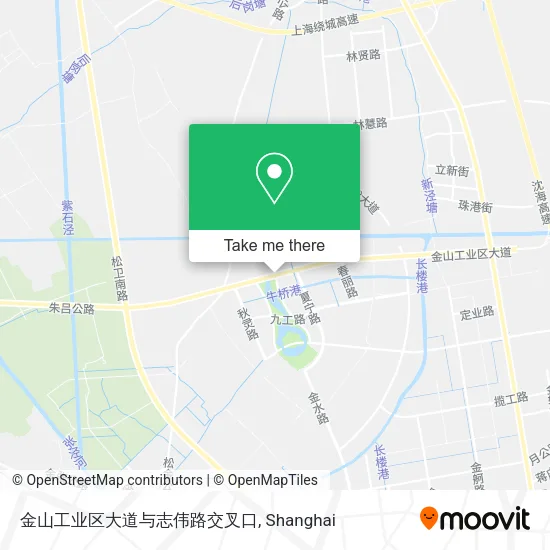 金山工业区大道与志伟路交叉口 map