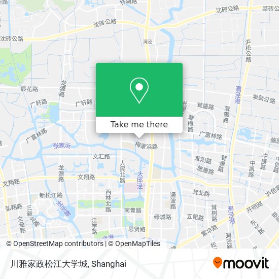 川雅家政松江大学城 map