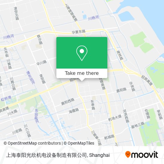 上海泰阳光欣机电设备制造有限公司 map